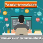 Learn vocabulary about (communication) in French