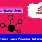 Learn Swedish – Learn Vocabulary (Abstract terms)