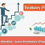 Learn Swedish – Learn Vocabulary (Finances)
