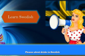 Phrases about drinks in Swedish