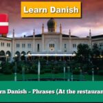 Learn Danish – Phrases (At the restaurant 2)