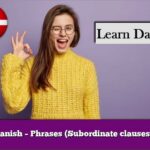 Learn Danish – Phrases (Subordinate clauses: that 2)