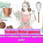 Learn Dutch vocabulary (Kitchen appliances) with audio