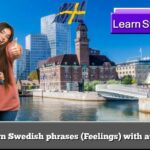 Learn Swedish phrases (Feelings) with audio