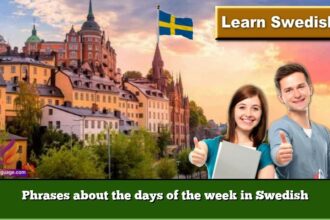 Phrases about the days of the week in Swedish
