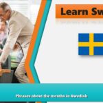 Phrases about the months in Swedish