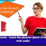 Learn French – Learn the phrases (parts of the body) with audio