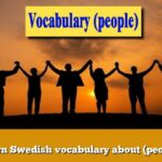Learn Swedish vocabulary about (people)