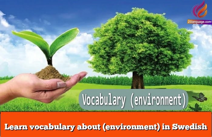 Learn vocabulary about (environment) in Swedish