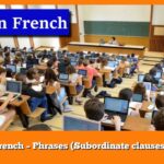 Learn French – Phrases (Subordinate clauses: that 1)
