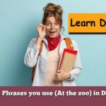 Learn Phrases you use (At the zoo) in Danish