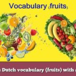Learn Dutch vocabulary (fruits) with audio