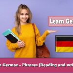 Learn German – Phrases (Reading and writing)