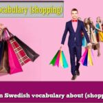Learn Swedish vocabulary about (shopping)
