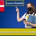 Learn Danish phrases (to have to do something / must)