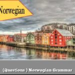 (Questions ) Norwegian Grammar