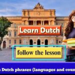 Learn Dutch phrases (languages and countries)