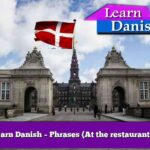 Learn Danish – Phrases (At the restaurant 1)