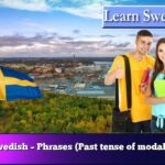 Learn Swedish – Phrases (Past tense of modal verbs 1)