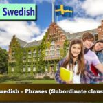 (Learn Swedish – Phrases (Subordinate clauses: that 1