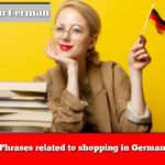 Phrases related to shopping in German