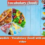 Learn Swedish – Vocabulary (food) with audio and video