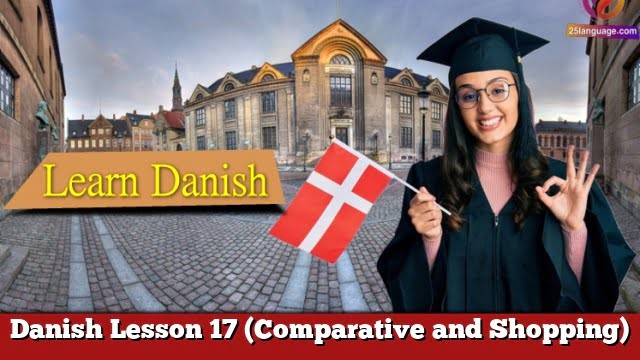 Danish Lesson 17 (Comparative and Shopping)