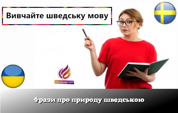 Фрази про природу шведською