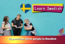 Expressions about people in Swedish
