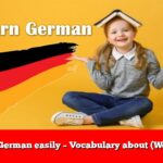 Learn German easily – Vocabulary about (Weather)
