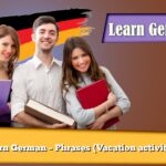 Learn German – Phrases (Vacation activities)