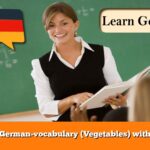 Learn German-vocabulary (Vegetables) with audio