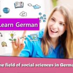 The field of social sciences in German