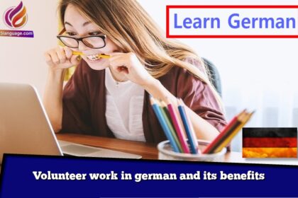 Volunteer work in german and its benefits