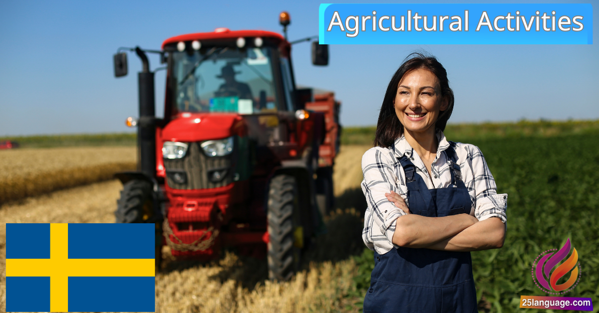 Agricultural Activities Phrases in Swedish