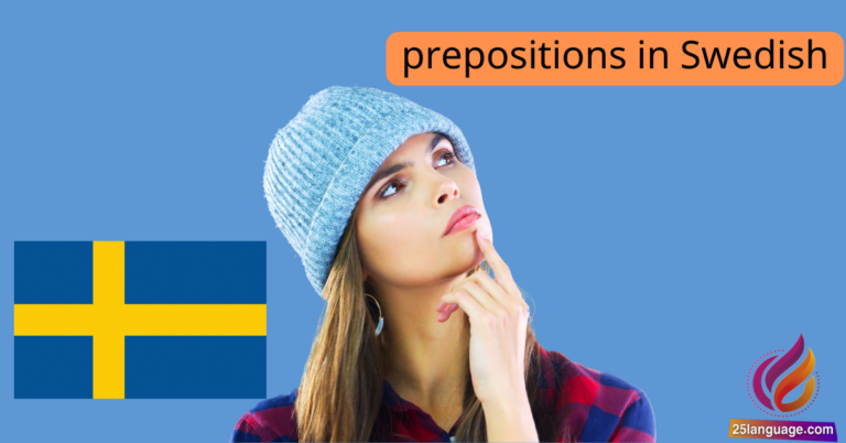 prepositions in Swedish
