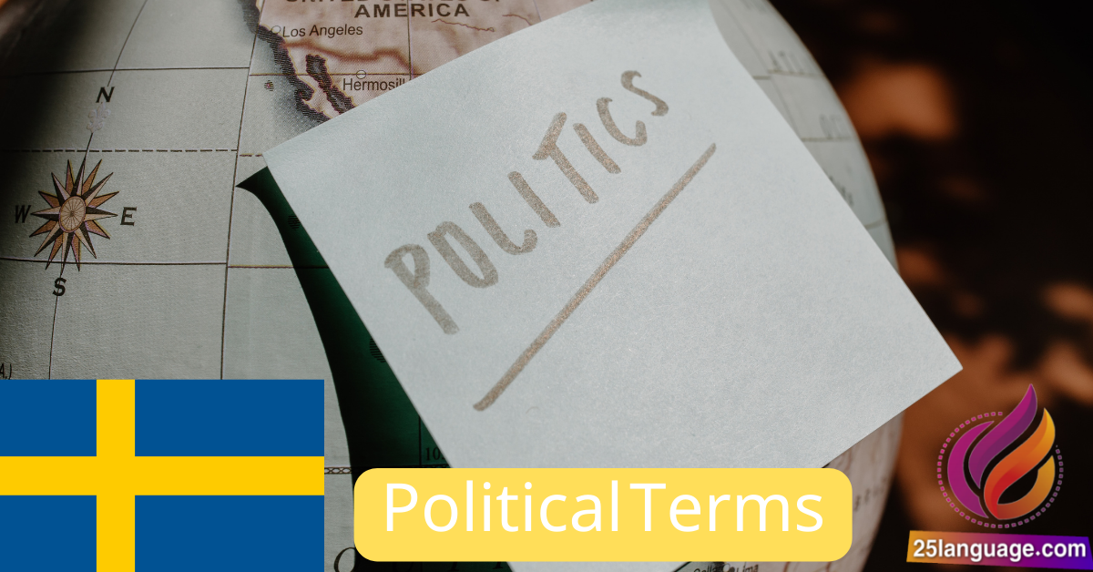 Political and military terms in Swedish