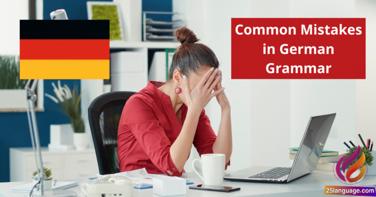 Common Mistakes in German Grammar