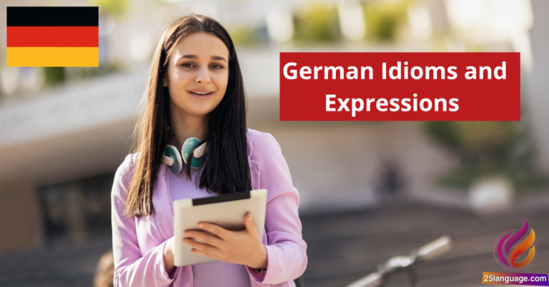 German Idioms and Expressions