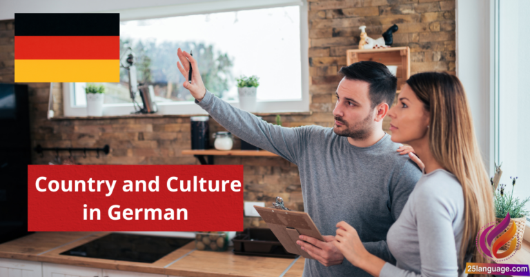 Talking About Your Country and Culture in German