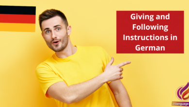 Giving and Following Instructions in German