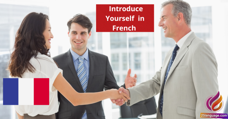 How to Introduce Yourself Professionally in French