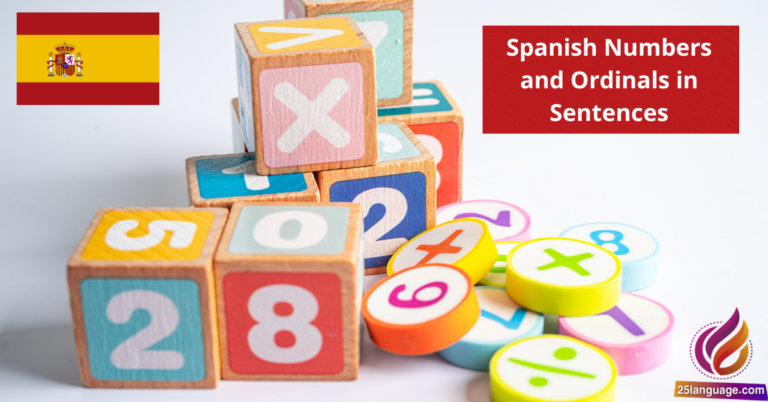 Spanish Numbers and Ordinals in Sentences
