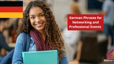 German Phrases for Networking and Professional Events
