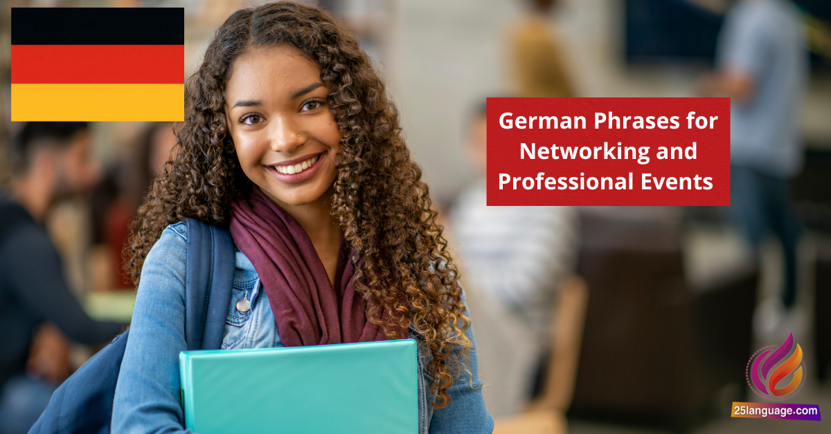 German Phrases for Networking and Professional Events