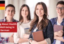 Talking About Health and Well-being in German