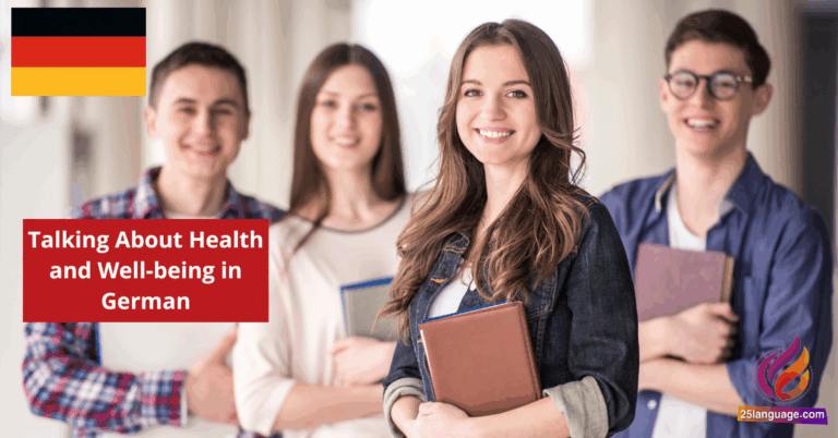 Talking About Health and Well-being in German