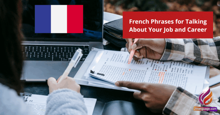 French Phrases for Talking About Your Job and Career