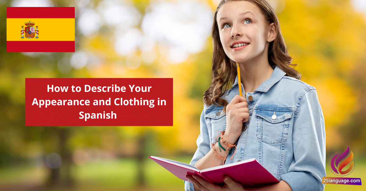 How to Describe Your Appearance and Clothing in Spanish