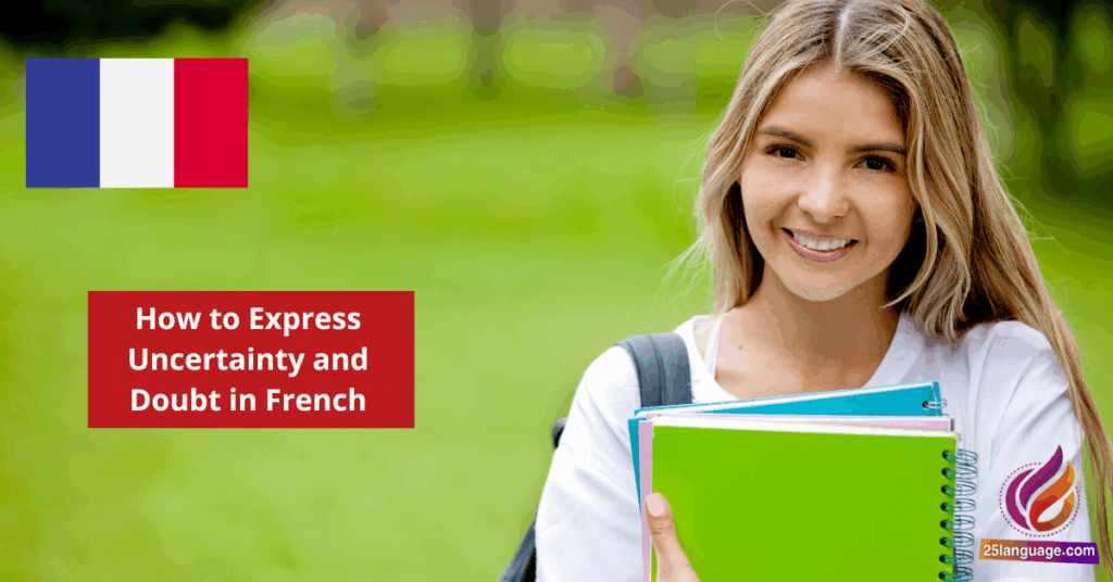 How to Express Uncertainty and Doubt in French
